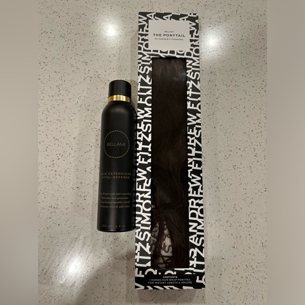 Bellami x Andrew Fitsimons, “The Ponytail” 2.0, Dark Brown 100g